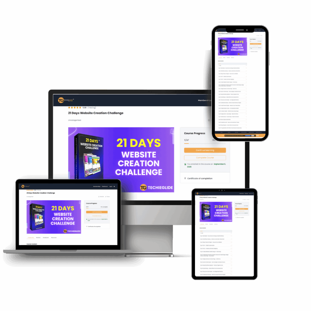 wordpress website challange 21 days- Tamil